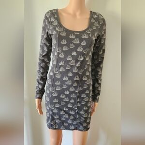 Billabong ship long sleeve mini dress